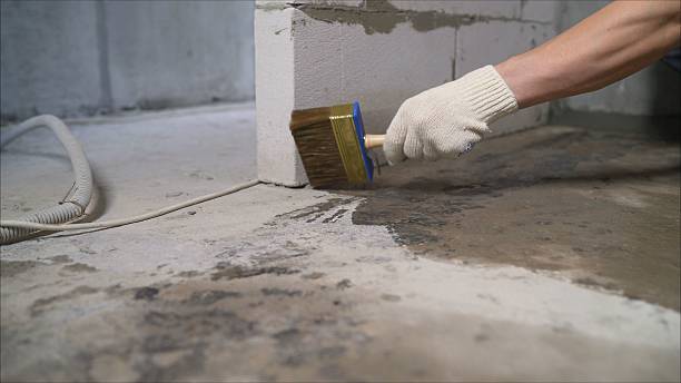 Crawl space vapor barrier installation in Moxahala, OH